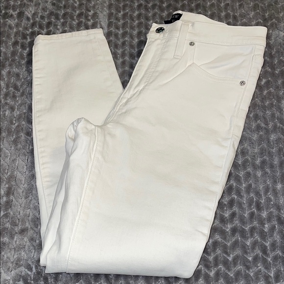J. Crew White High-Rise Skinny Jeans. Size 28 - Picture 1 of 10